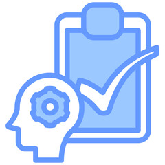 Accountability Icon Line Blue Style