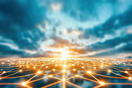 A vast, interconnected system of communication and data exchange that spans across the globe, allowing for seamless access and transfer of information between individuals, businesses