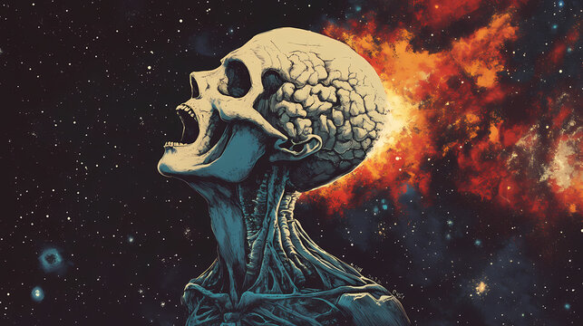 Cosmic devourer: when the universe meets oblivion. Oblivian. Illustration
