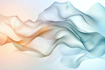 Obraz premium A mesmerizing and intricate abstract background created with smooth, flowing lines in varying shades of grey, giving the impression of movement and depth.