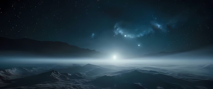 Creative portrayals of interstellar journeys represented with cosmic artistry