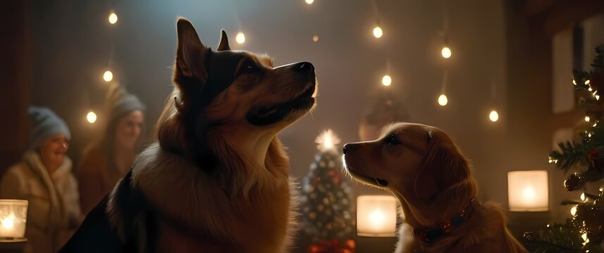 Delightful anecdotes featuring pets in joyous situations during festive occasions