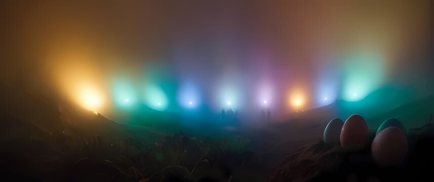 Easter captured as colorful invocations sharing experiences beautifully