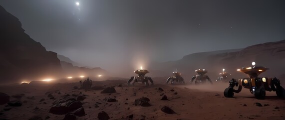 Engaging robots in crowded Martian terrains enhancing scientific exploration