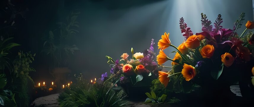 Exquisite flower arrangements presenting natures finest creations adored alongside nuances