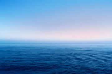 Obraz premium Serene Gradient: A Tranquil Transition from Deep Indigo to Soft Sky Blue, Capturing the Elegance of Color Gradation