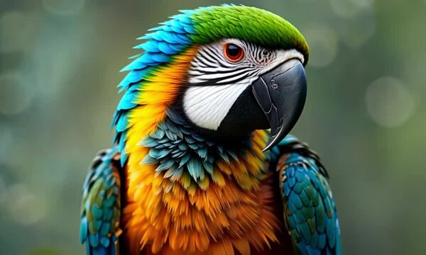 blue and yellow macaw ara
