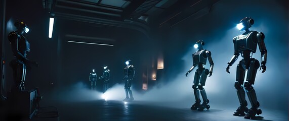 Robots inspiring creativity through workshops filled with engaging narratives on Earth