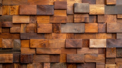 The reclaimed wood wall paneling features a rich and varied texture pattern with a mix of warm tones, knots, and natural imperfections that add depth and character to any space.