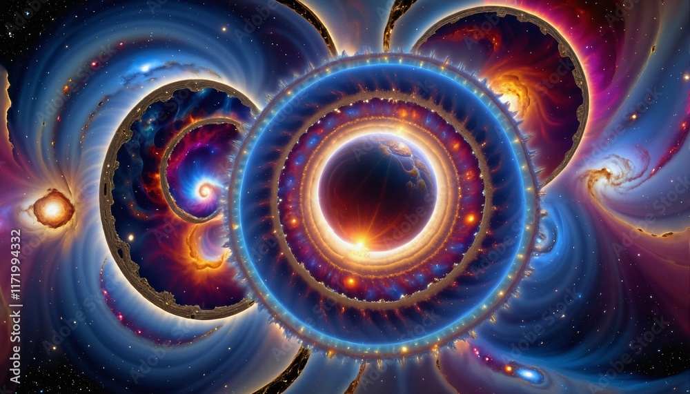 Canvas Prints realms beyond reality's threshold