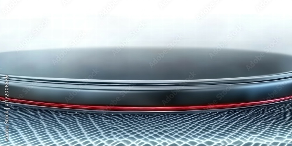 Poster a sleek, modern platform with a smooth surface and subtle lighting effects.