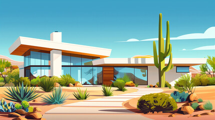 Midcentury Modern Desert
