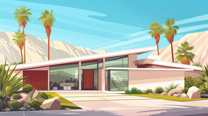 Midcentury home Palm Springs 