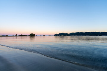 和歌山県　串本からの夕陽の風景(2024年12月)