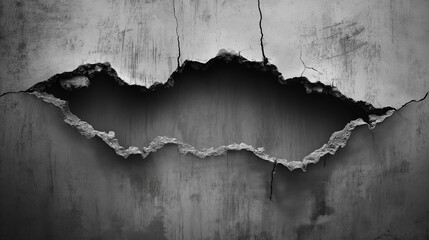 Obraz premium features a grungy concrete destroy wall texture, creating a rugged and weathered background for a variety of design concepts