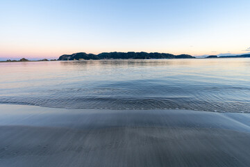 和歌山県　串本からの夕陽の風景(2024年12月)
