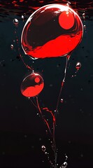 red water bubble