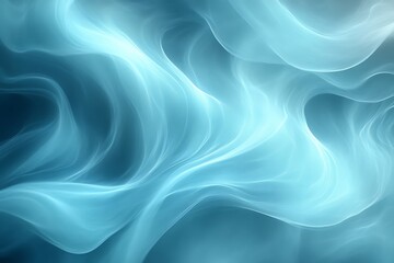 Abstract blue flowing wave background.