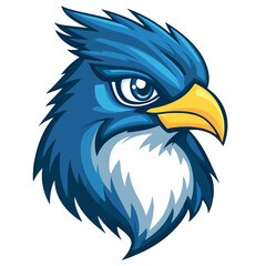 Bird sports mascot logo vector illustration