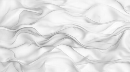 Obraz premium Soft white wrinkled fabric for graphic design or wallpaper.