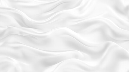 Naklejka premium Soft white wrinkled fabric for graphic design or wallpaper.