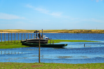 São João da Barra, RJ, Brazil, 01/02/2025 - Iquipari Lagoon at Caruara Natural Reserve, north of the State of Rio de Janeiro