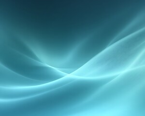 Obraz premium Abstract teal wave background.