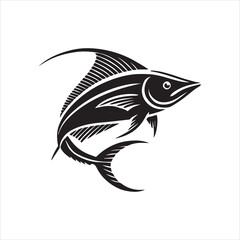 fish isolated on white