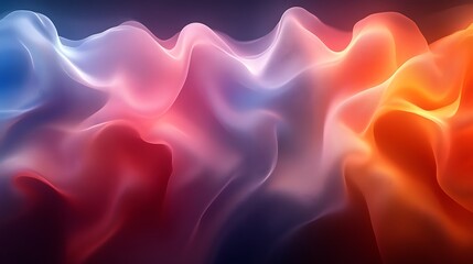 Obraz premium Abstract colorful wavy fluid background.