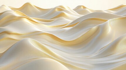 Obraz premium Delicate gold mountain range with wavy lines and gradients for sophisticated packaging and wallpapers. 