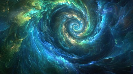 A vibrant swirling cosmic scene, evoking a sense of wonder and exploration.