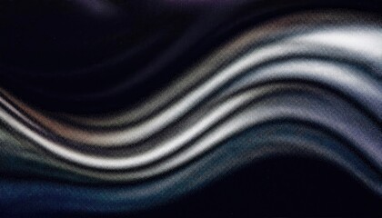 Abstract flowing wave pattern with gradient iridescent dots on a dark background, evoking motion, depth, and cosmic energy