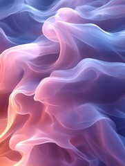 Obraz premium Abstract swirling pastel smoke.