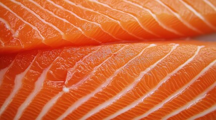 Salmon fillet omega-3 rich healthy meal rustic plate close-up macro textures bright garnishes