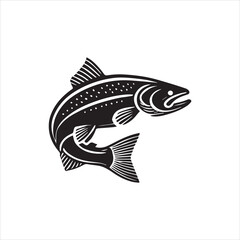 Fototapeta premium fish on a white background