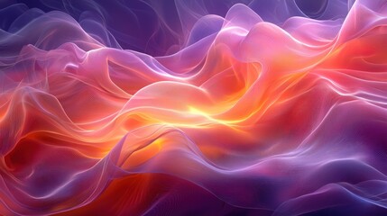 Fototapeta premium Abstract waves of color create a dynamic and fluid visual experience.
