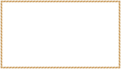 Golden Chinese Frame Decoration Vector