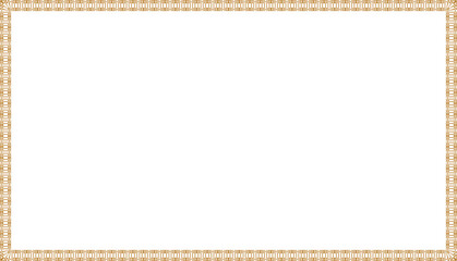 Golden Chinese Frame Decoration Vector