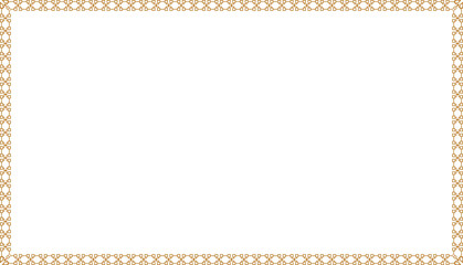 Golden Chinese Frame Decoration Vector