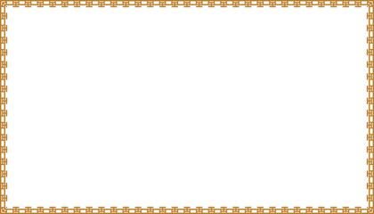Golden Chinese Frame Decoration Vector