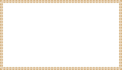 Golden Chinese Frame Decoration Vector