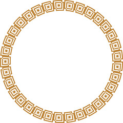 Golden Chinese Frame Decoration Vector