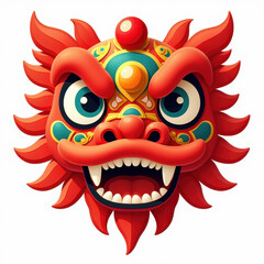 Chinese Dragon Dance Head, 3D Illustration - 3D Illustrations
