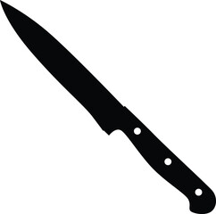 Silhouette of a knife
