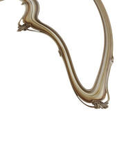 melted photo frame without background