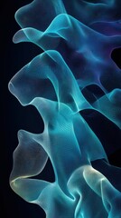 Dynamic Gradient Background Showcasing Blue to Turquoise Transition