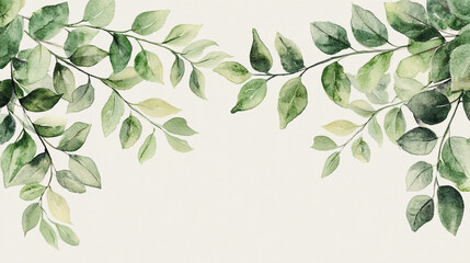 Elegant wedding invitation card background vector. Minimal hand painted watercolor botanical flowers texture template background. Design for wedding, vip cover, poster, rsvp moderncard.Valentine's Day