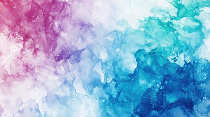Fototapeta premium Network flat design top view theme information technology water color vivid