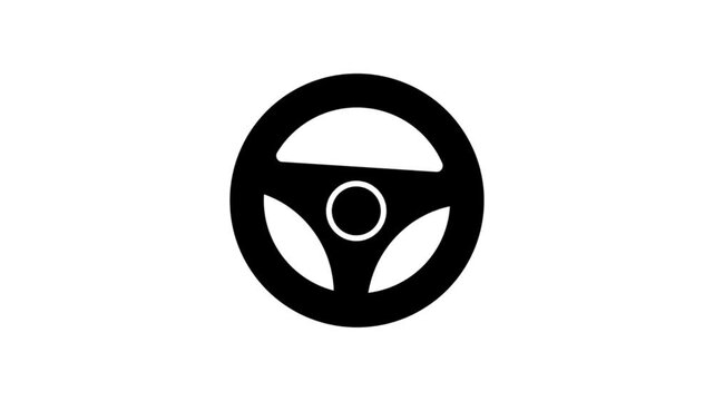 steering wheel icon animation