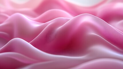 Obraz premium Abstract pink silk waves.
